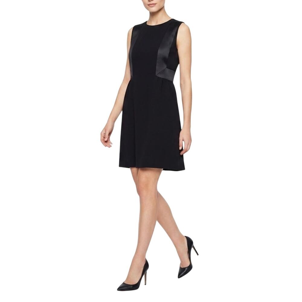 Beulah Style Isaiah Black Sleeveless A-Line Fit and Flare Dress Small Mini